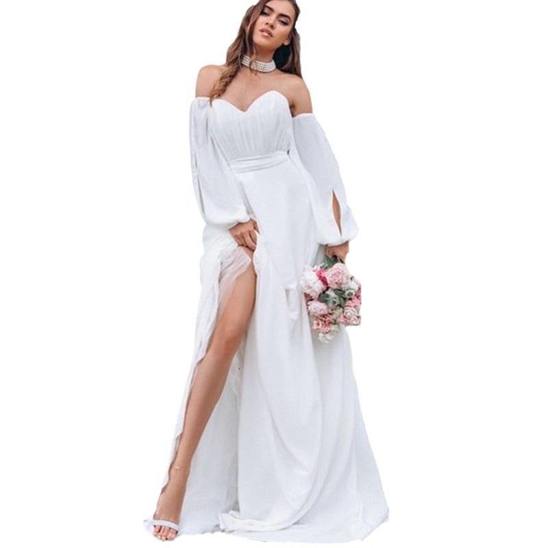 2025 Autumn/winter New Long Sleeve Banquet Dress Long Style Medium Waist Chiffon Womens Dress