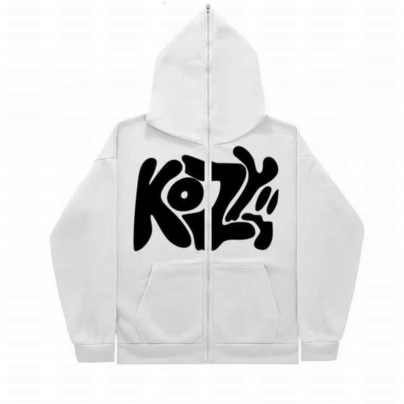2025 unisex fashionable full zip hoodie casual zipper hoodie print pattern balances fashion and functionality Size S-3XL W251106