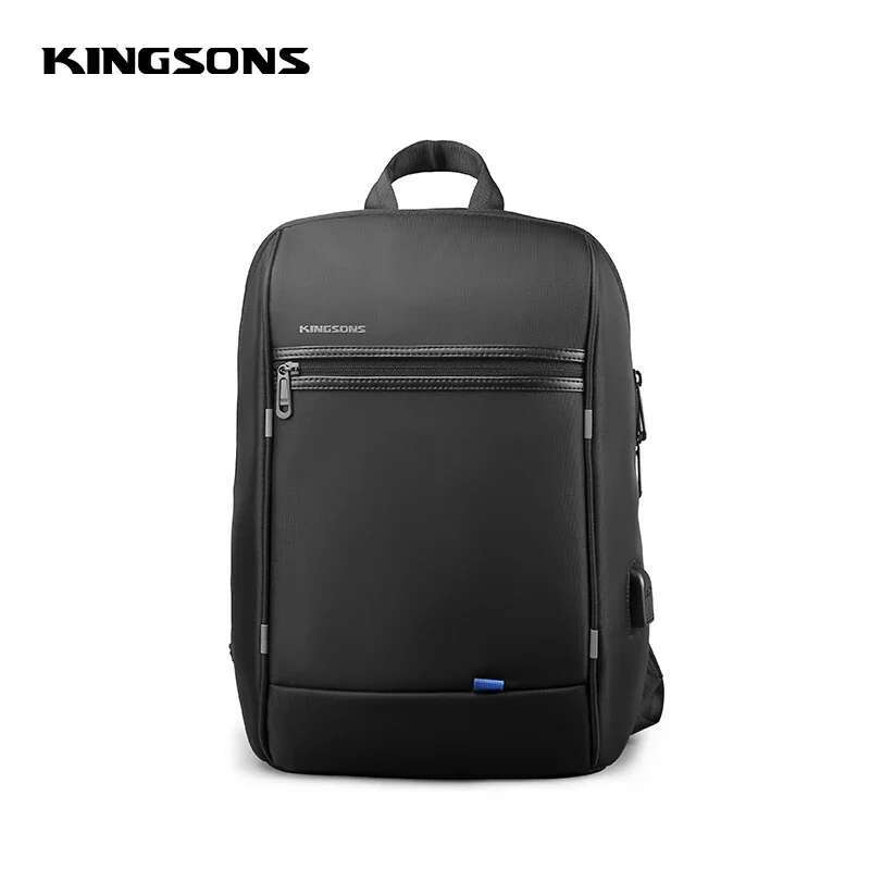 Kingsons Single Shoulder Men Small Waterproof Laptop Backpack 13/13.3 Inch Mini School Bags For Boys