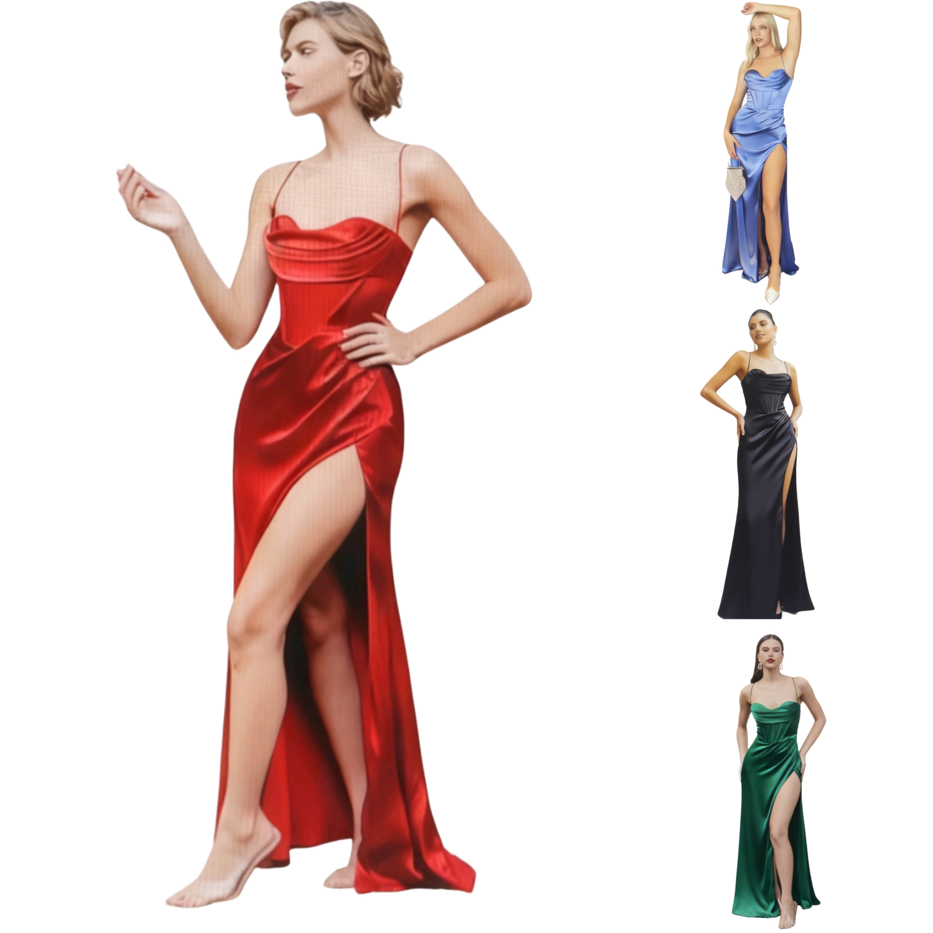 Runway Dresses Sleek V-neck Seamless Shift Dress for Ladies Everyday Style