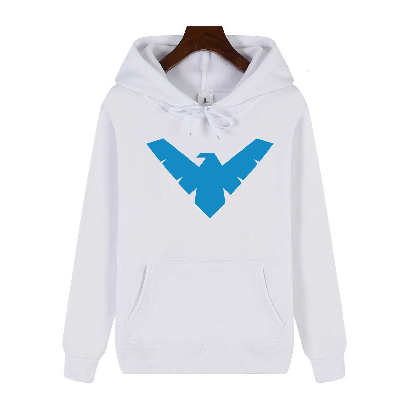 2025 Best-selling Nightwing Print Fashion Trend Men Women Hooded Sweatshirt Autumn Winter Daily Outdoor Casual Warm Sportswear W251106