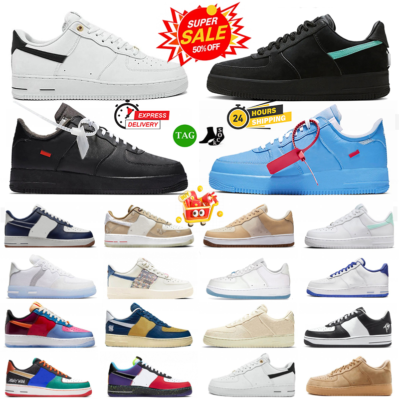 Designer Running Shoes For Mens Trainers Women Sneakers Classic wheat high Triple White Men Womens Sports Platform Runners Tennis flat sports sneakers