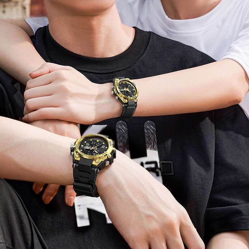 DHwatches Sanda 739/6067 Student Outdoor Waterproof Special Forces Cool Tactical Youth Luminous Couple Electronic Watch