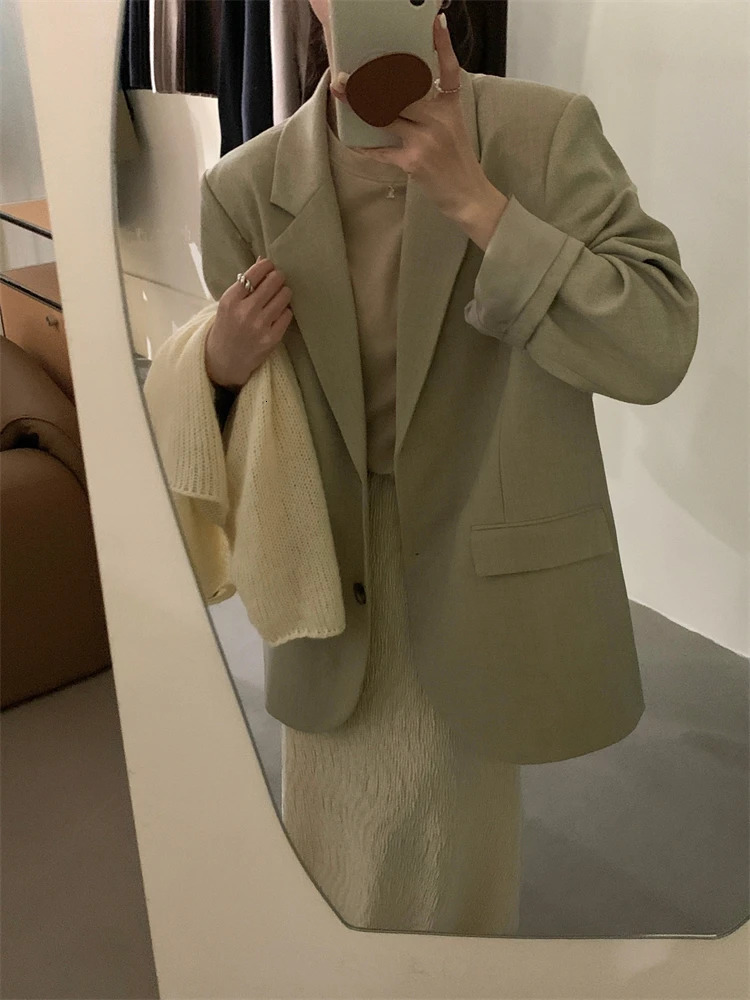 Womens jacket cotton linen set outerwear spring jacket Famale windproof agent womens customized shoulder strap mop jacket loose top 250402