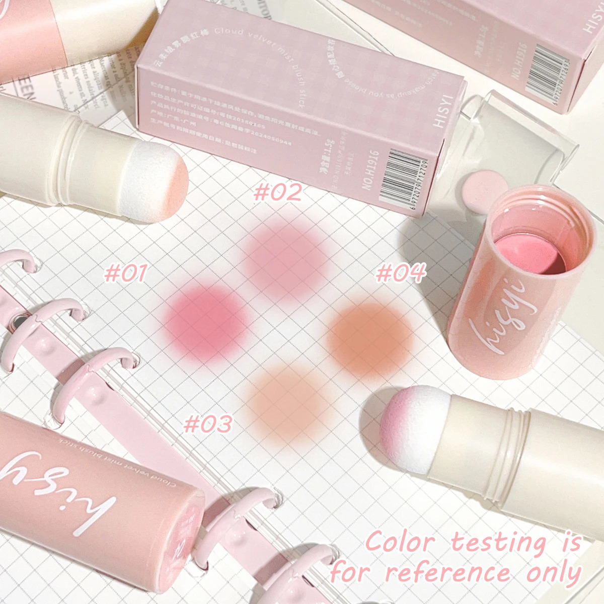 Velvet Mist powder blusher Stick energetic and young Korean style natural lasting brightness lips cheeks 250325
