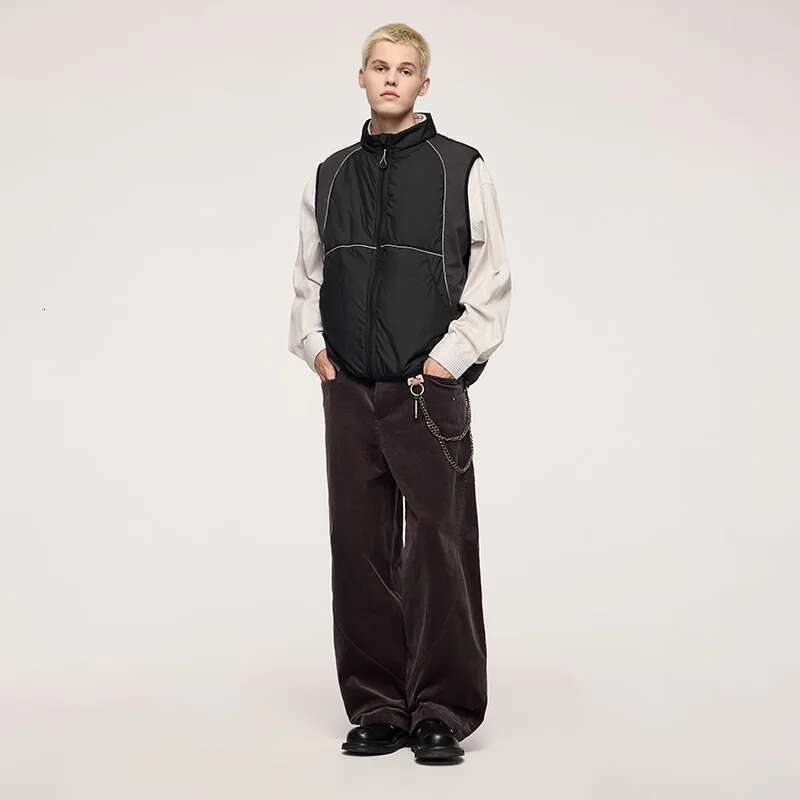 Men's Quick-Dry Cotton Functional Outdoor Color-Blocked Utility Vest Loose Fit Sports Casual