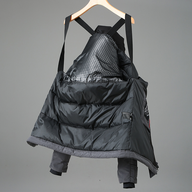 Men's Down Winter Jacket Thick Thermal Waterproof Coat High-quality Long 80% White Duck Hooded Male Parka 5XL