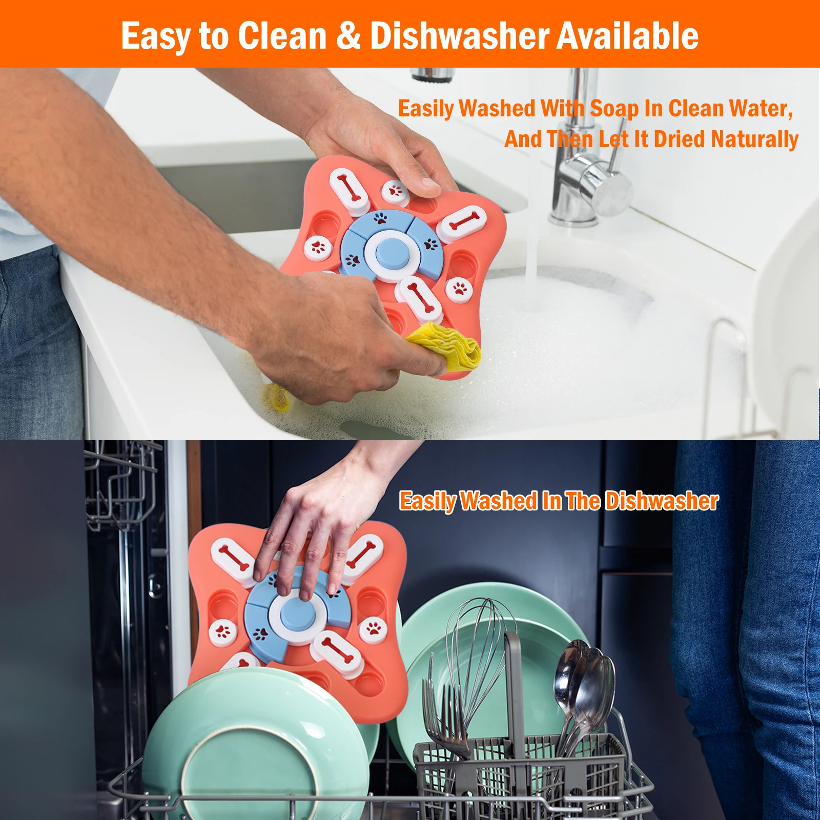 Dog puzzle toys for IQ training and psychological enrichment interactive dog toys for large medium and small dogs 250402