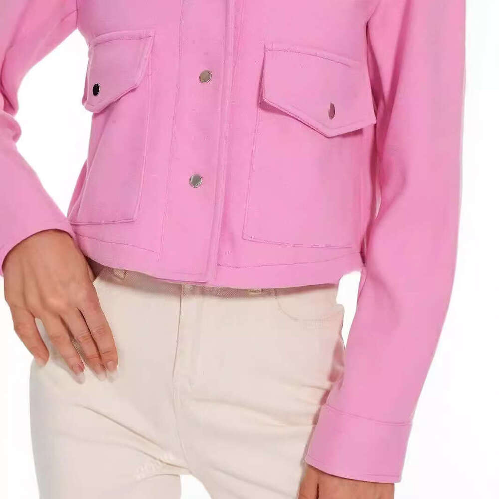 One Piece Dropshipping Cross-Border Autumn New European And American Women's Fashion Casual Soft Shirt Woolen Coat Top 834d 74ba