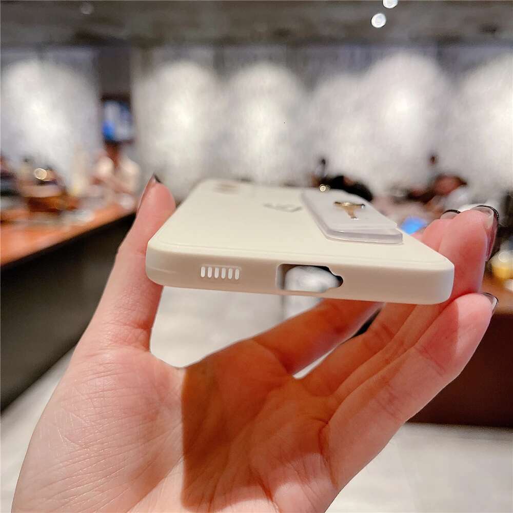 Love Heart Wristband Holder Phone Case For Samsung S25 S24 S23 S22 S21 Plus Note 20 Ultra S20 FE A52 A72 A42 A51 A71 Soft Cover