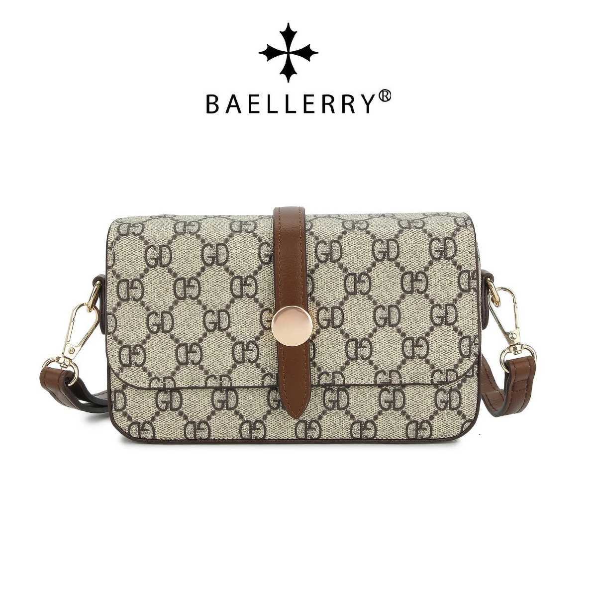 Womens Large Crossbody Bag Baellerry Checkered Pattern Purse with Magnetic Clasp Casual Shoulder Bag for Daily UseW251106