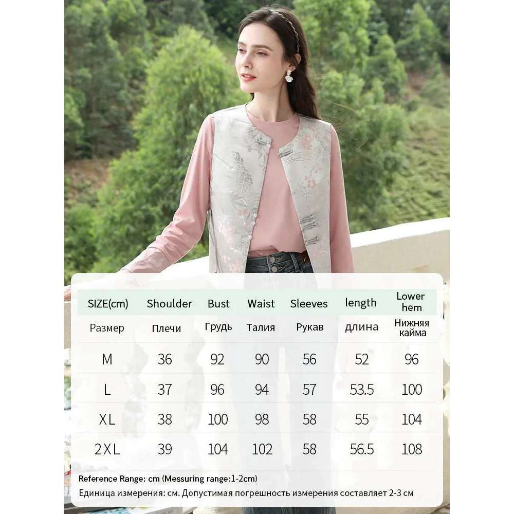 New Chinese Style Pink Embroidery Long Sleeved T-Shirt For Fall Clothes Women Slim Fit Top