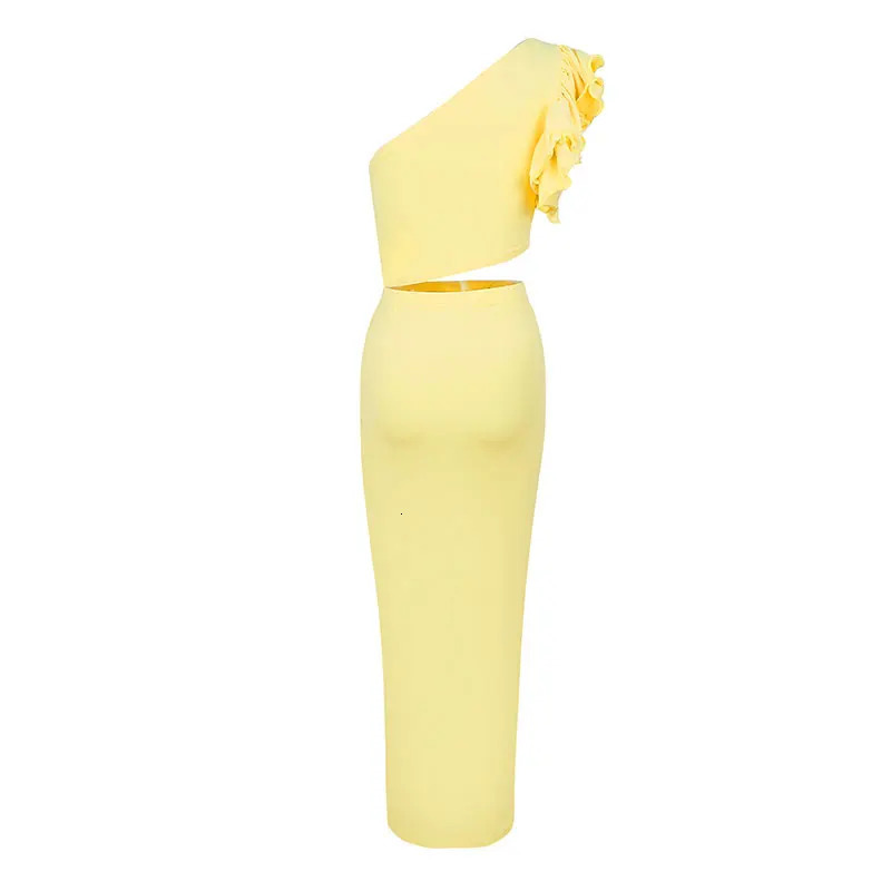 Summer Womens Tank Maxi Skirt Two Piece Beach Party Casual Slimming Solid Sexy Elegant Knitted Clothing 250403