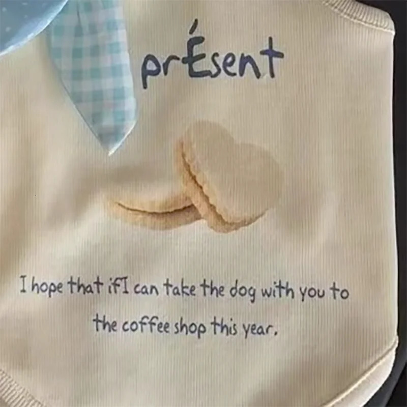 Summer Cute Plaid Collar Pet Clothes Dog Vest Pet Maltese Vest Bear Teddy Cowboy Cat Thin Puppy Clothing Dog Cooling Vest 250402