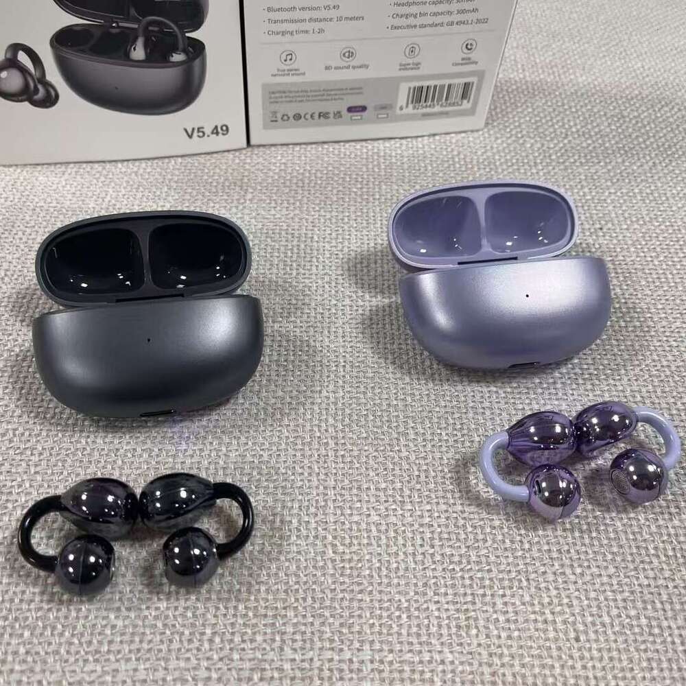 Famous Brand Smart AI Translation M Clip On Non In Ear Air Conduction OWS Wireless Bluetooth Earphones