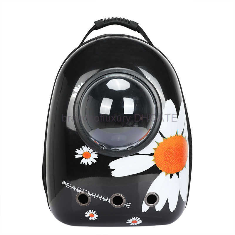 Cat bag for outdoor use portable porous breathable pet bag casual simple backpack space bag cat supplies eggshell bag