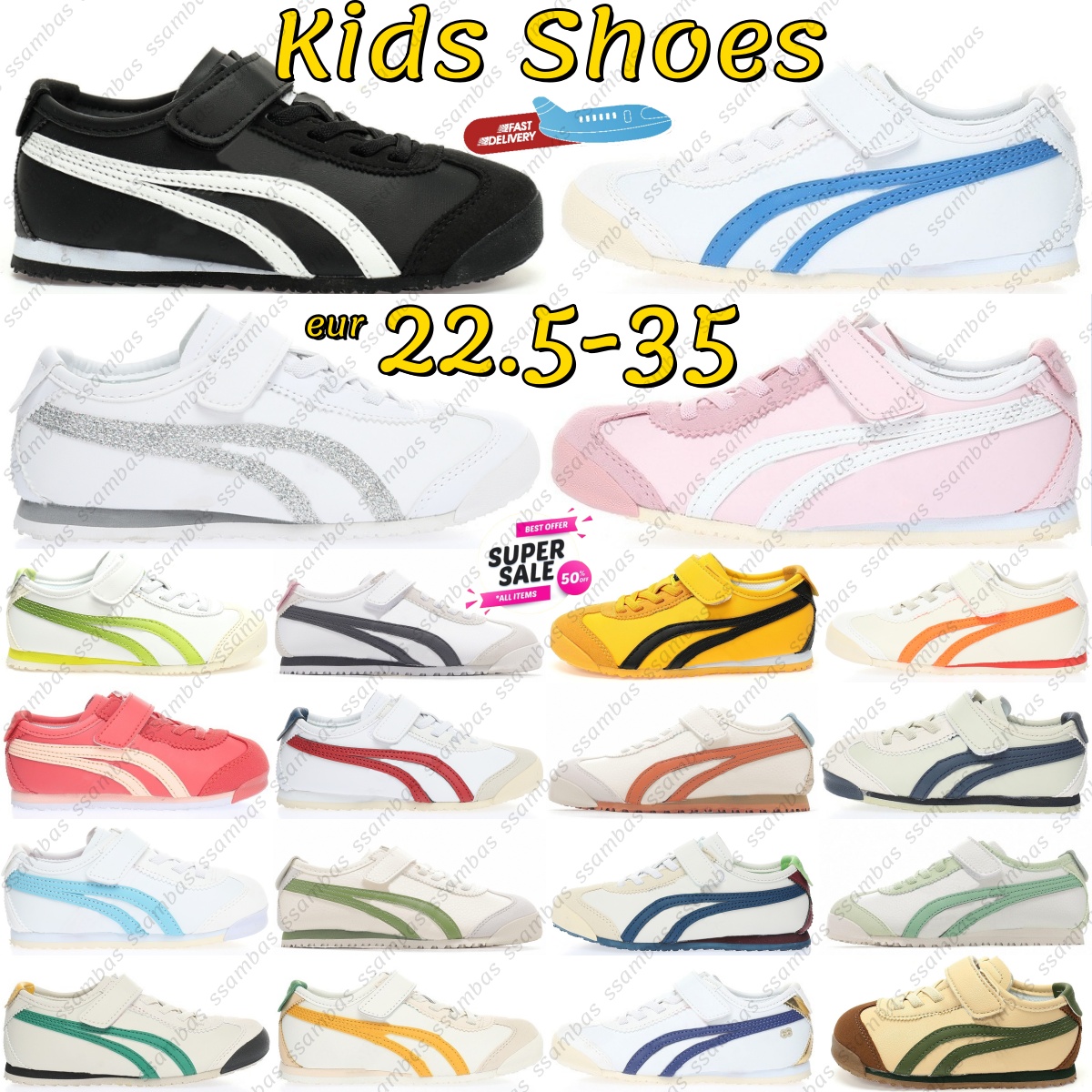 Designer Sneakers Per Bambini 66 Scarpe Casual Per Bambini Messico Sport Ragazz…