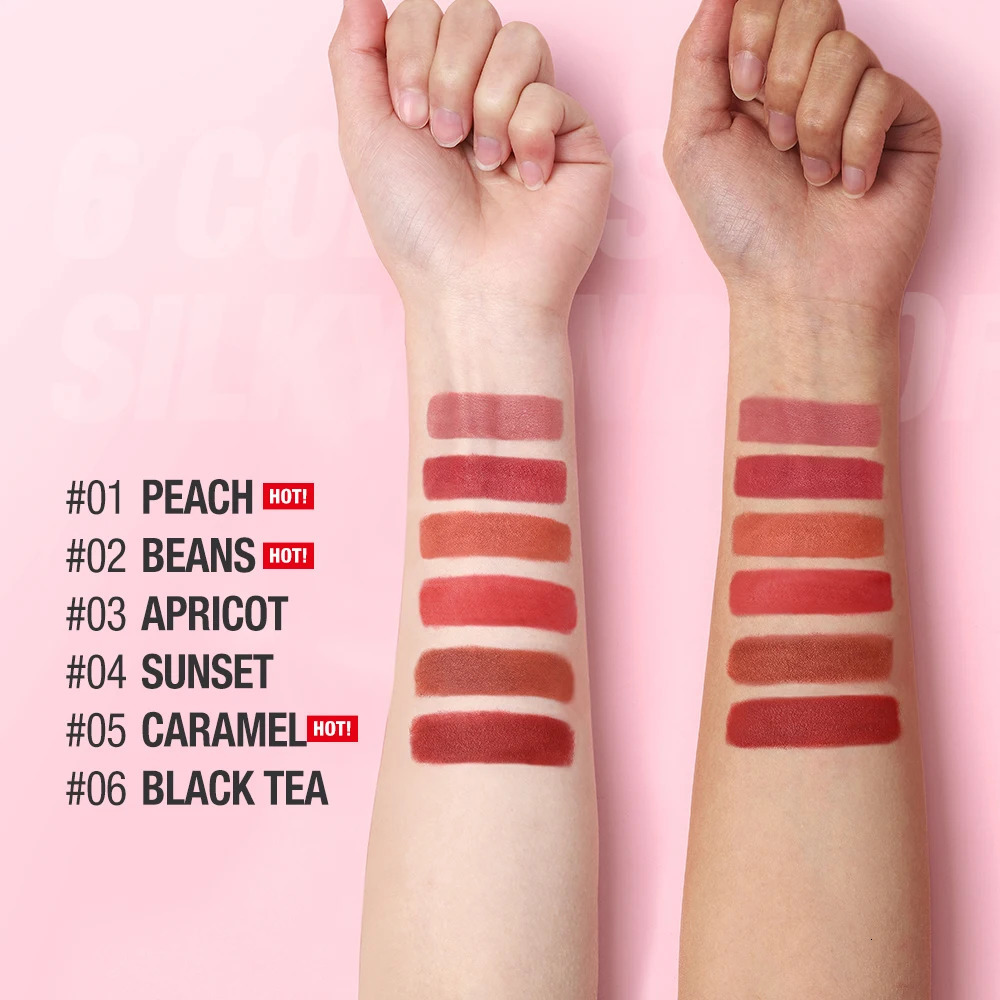 Wholesale OTwo O Sexy red lipstick pencil 6 tone silk lining waterproof makeup multipurpose crayon pen 250325