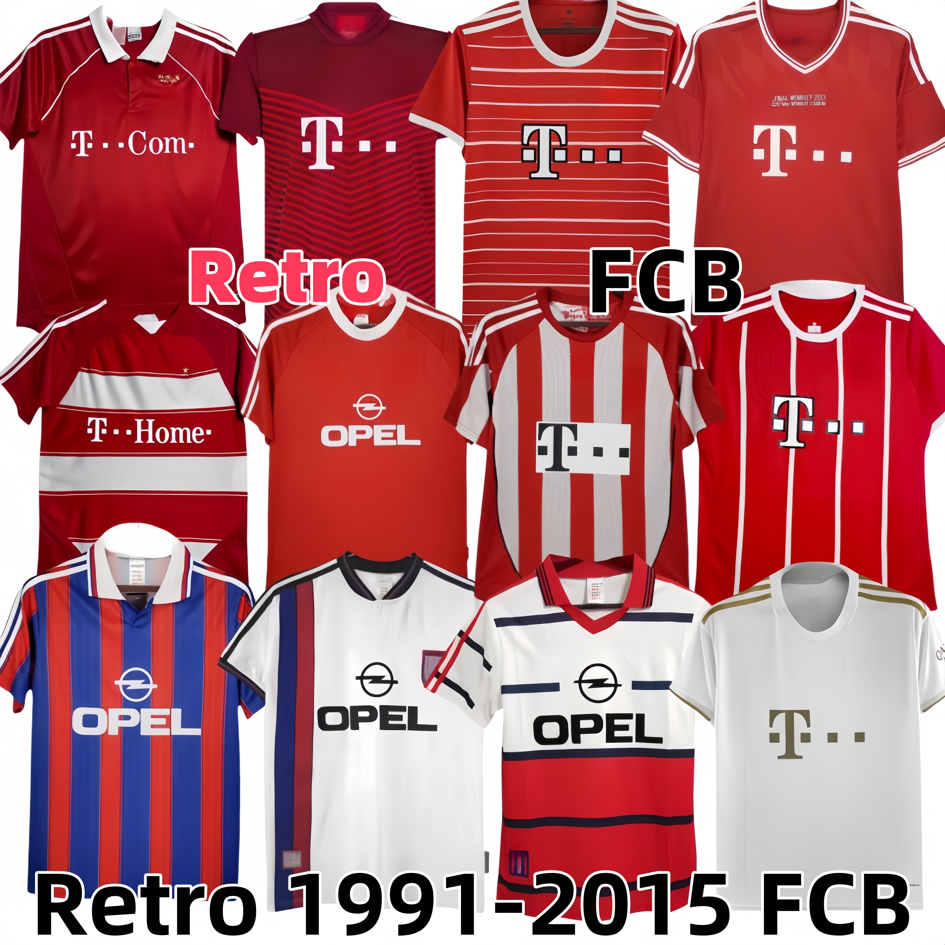 1991 93 94 retro BAYERNS Soccer jerseys Munich Klinsmann 95 96 98 99 Matthaus Classic SANTA CRUZ DAEI PAPIN ELBER 2000 02 05 goalkeeper Long sleeve 2010 11 14 17