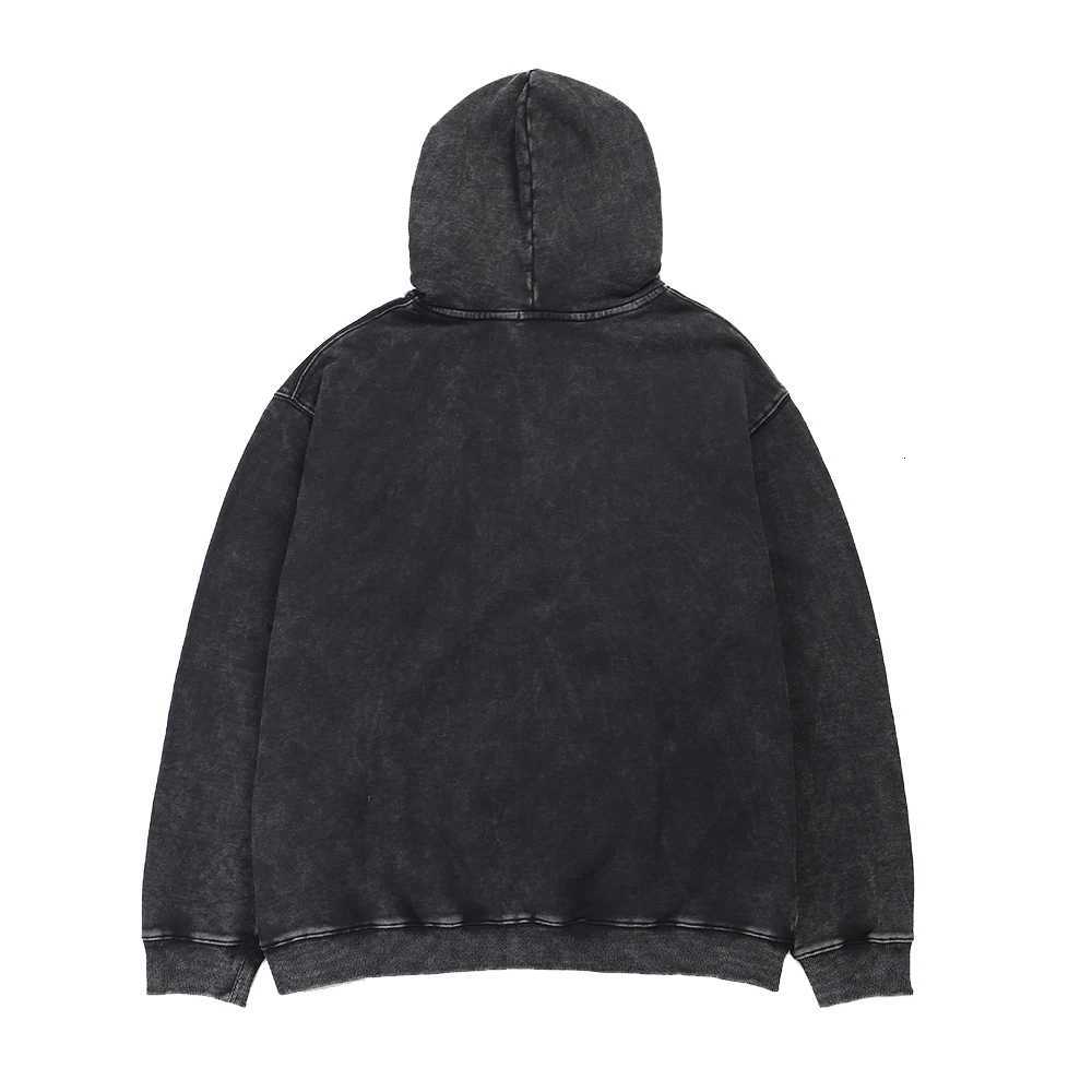 Vintage Washed Hoodies Men Women High Street Cotton Sweatshirt Harajuku Fashion Loose Hoodie Pullover Y2k Hip Hop Streetwear W251106