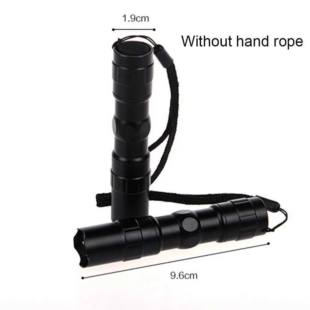 Led Mini Bright Flashlight Torch Pocket Light Portable Lantern Aa Battery Powerful Led For Hunting Camping Wholesale Z6t5W251106
