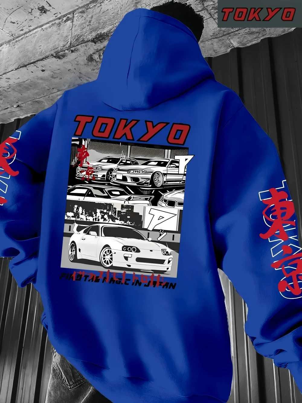 Fashionable autumn mens season letter print comfortable soft hooded sweatshirt outdoor street style versatile top W251106