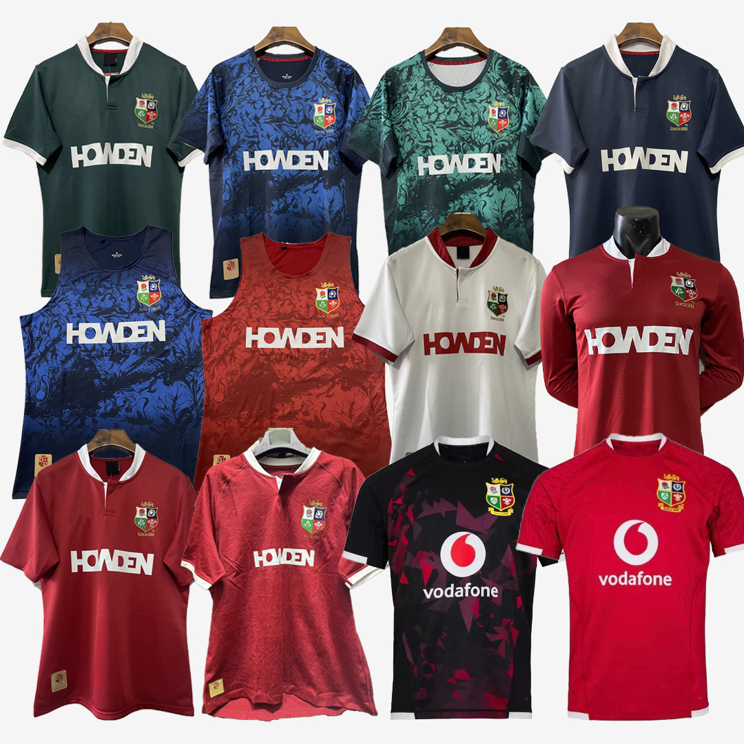 The new British and Irish Lions jersey 2025 S-5XL 2026 RUGBY shirts T 25 26 Mens t shirts Training uniform home away long sleeve vest red blue retro 2020