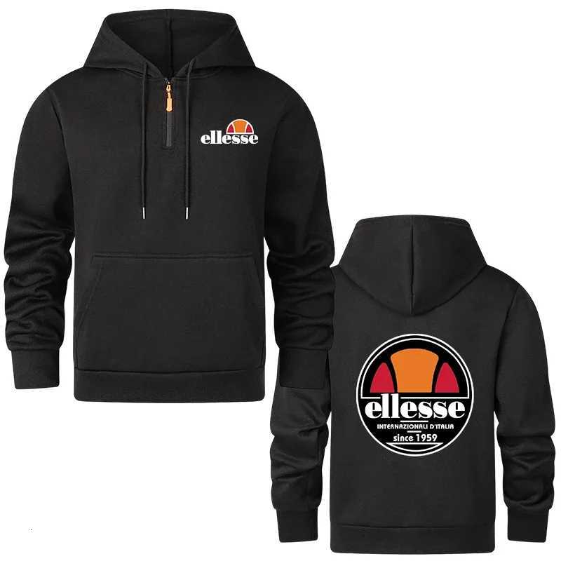 Men Sweatshirts Spring Autumn Pullover Half Zipper Pullover for Male Hoody Outdoor Sweatshit Solid Color Stand Collar S-3XL W251106