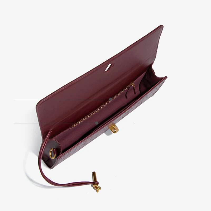 New Dinner Trendy Stone Pattern Retro One-Shoulder Crossbody Women's Hand Grab Bag Fashion Horizontal