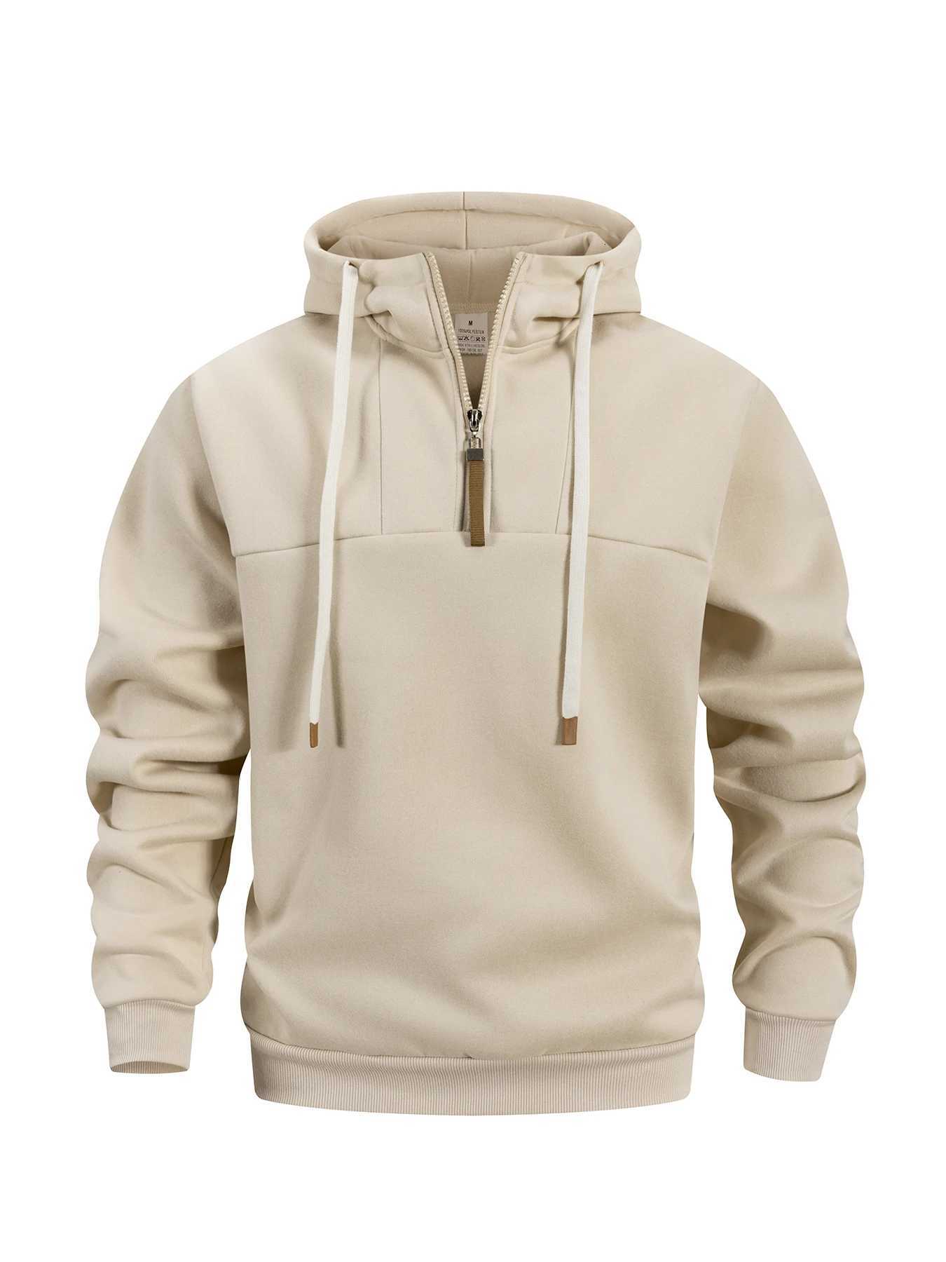 Mens Hoodie Jacket Streetwear Long Sleeve Sweatshirts Zipper Hooded Pullover Male Sportswear Autumn Men Clothing Streetwear W251106