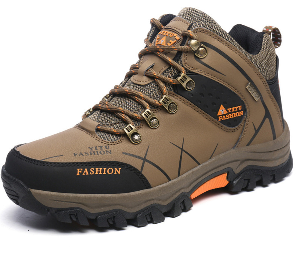 Boots Men Winter Snow Boots Waterproof Leather Sneakers Super Warm Men's Boots Outdoor Male Hiking Boots Work Shoes Size 39-47 230217