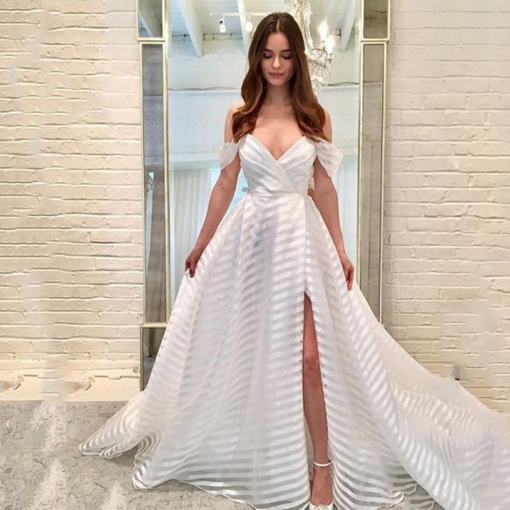 2025 Summer New Womens Dress Perspective Sexy Tail Pure White Deep v Dress