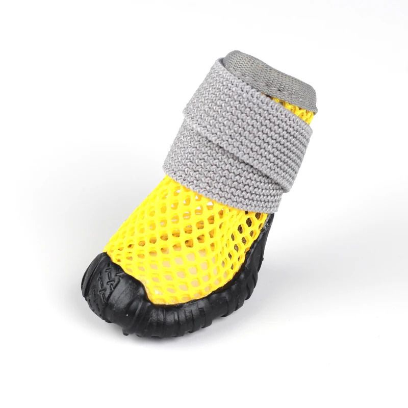 Summer Dog Shoes Breathable Mesh Small Dog Shoes Anti-slip Puppy Shoes for Chihuahua Teddy Boots 250402