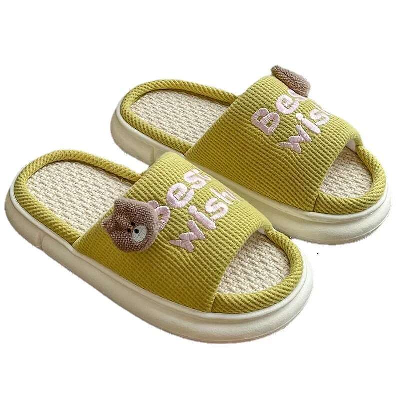 2025 Summer New Women's Indoor Warm Couple Designer Fashion Cotton Slippers Lightweight, Soft and Comfortable Slippers