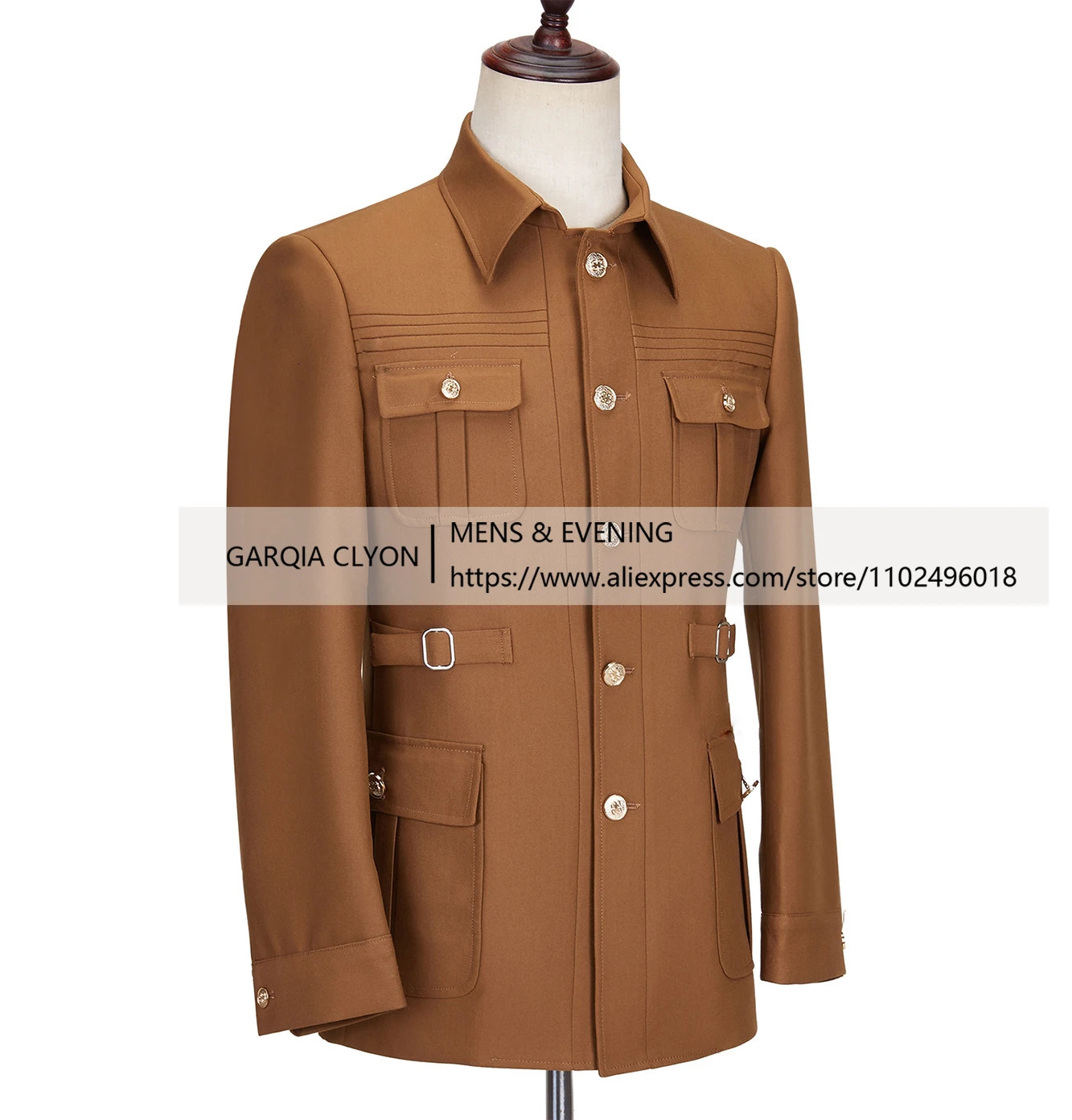 Latest mens jacket single corset 250402