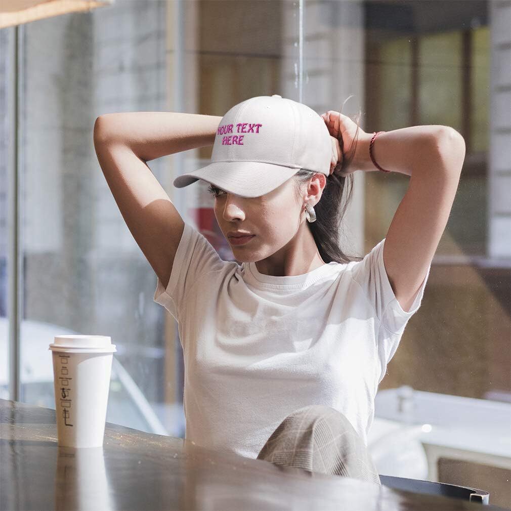Custom Baseball Cap Personalized Text Dad Hats for Men Women Strap Closure The Best Gift