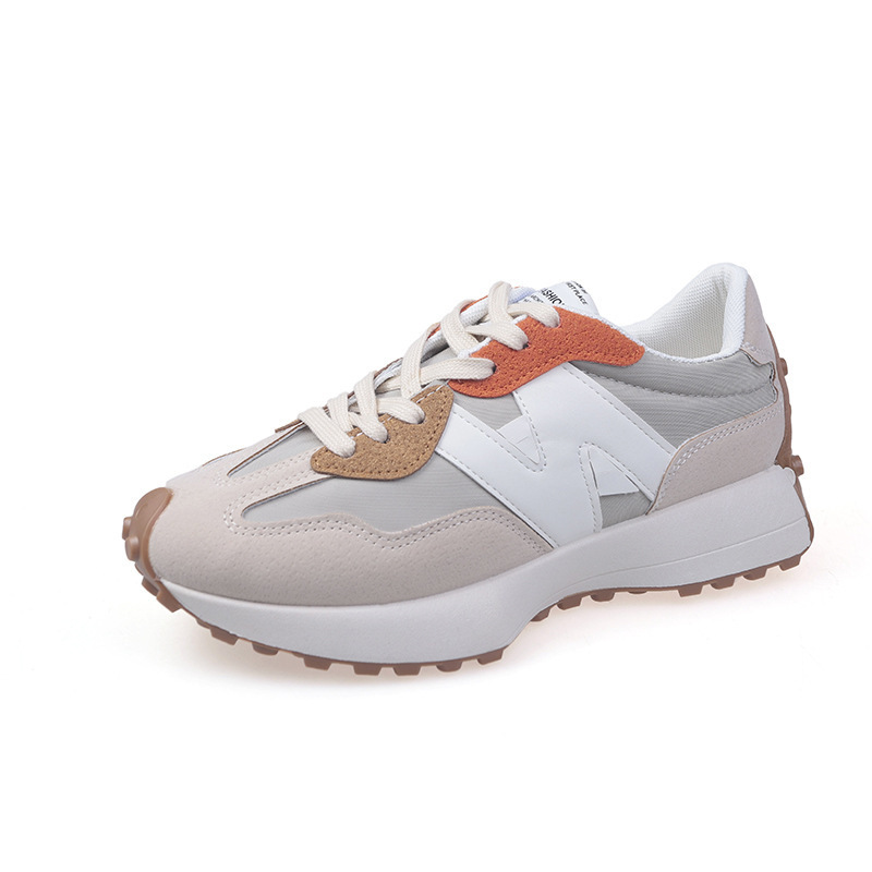 designer shoes 2025 new Women's dad shoes style for spring and autumn showing small feet retro tourism and leisure sports shoes