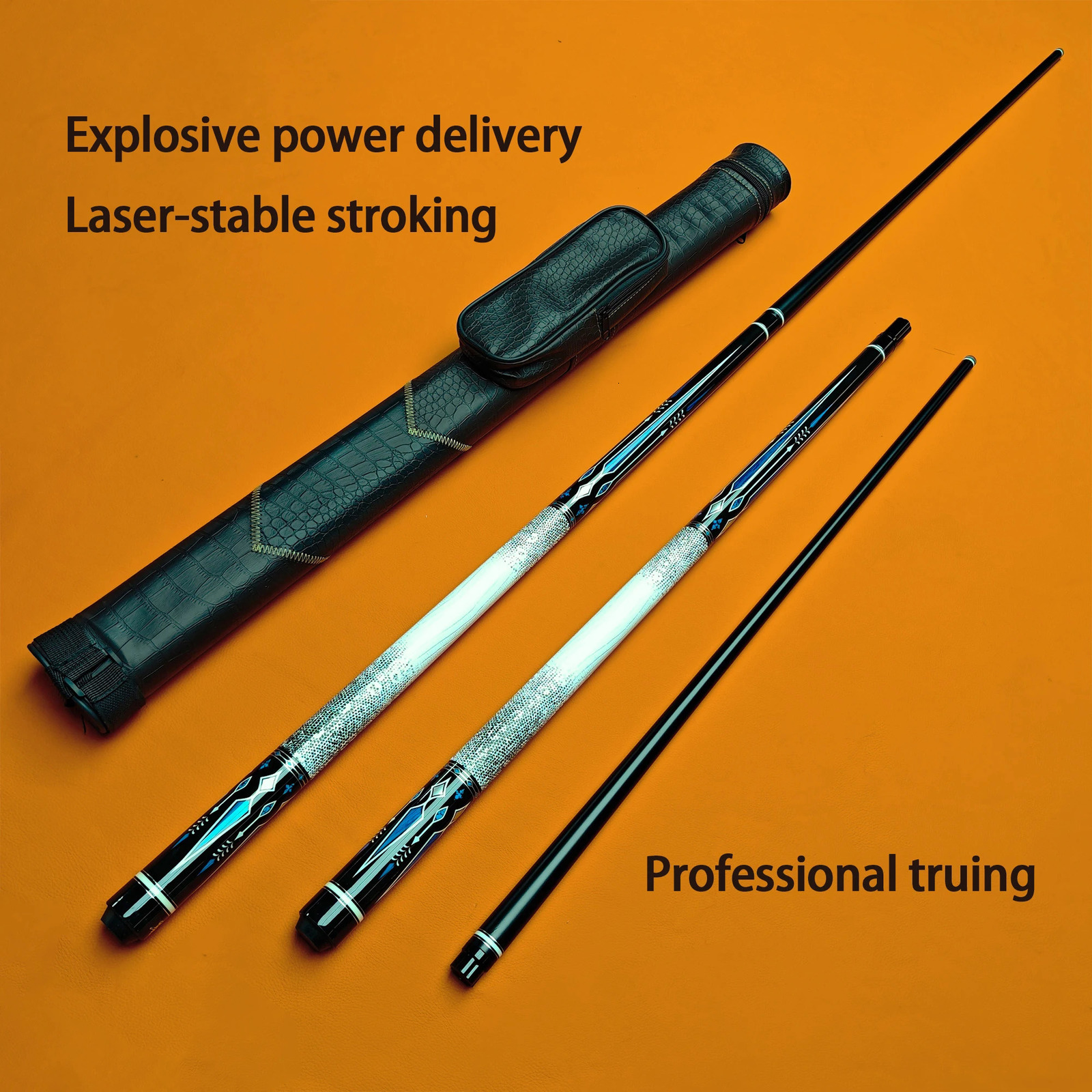 58 Pro 12 Carbon Fiber Pool Cue with 13mm MultiLayer Rainbow Tip HighImpact Resistant Billiard for Superior Performance 251106