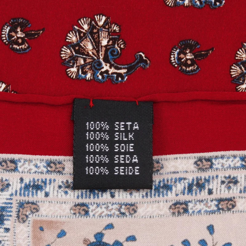 High Quality 100% Natural Silk Hand Rolled Pocket Handkerchief Pocket Square Hanky With Giftbox 250403