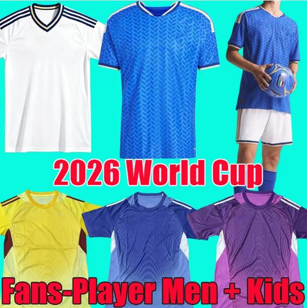 S-4XL 2026 2027 Italy soccer jerseys Italian jersey SCAMACCA IMMOBILE CHIESA football shirts JORGINHO BARELLA BASTONI VERRATTI italiana Euro Cup national team