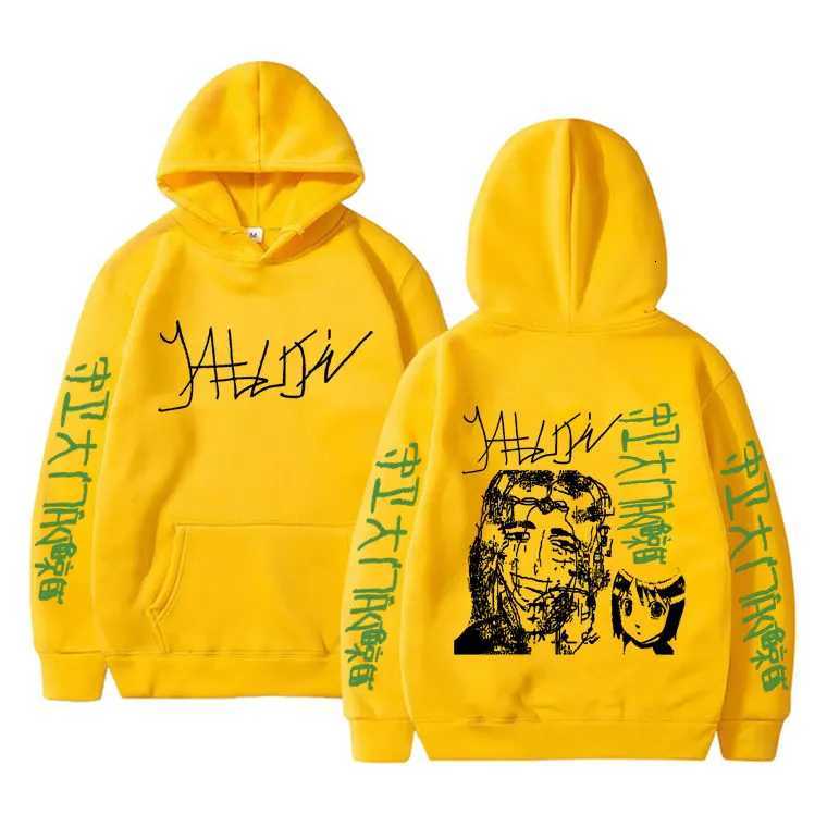 Limited Edition Yabujin Print Hoodie Men Women Casual Oversized Hoodies Male Vintage Streetwear Unisex Fleece Cotton Sweatshirt W251106
