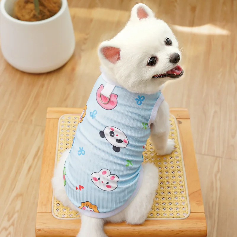 XS-6XL Cooling Pet Vest Elastic Small Medium Big Dog Clothing Golden Retriever Clothes Puppy Clothes Supplies Cat Costume 250402