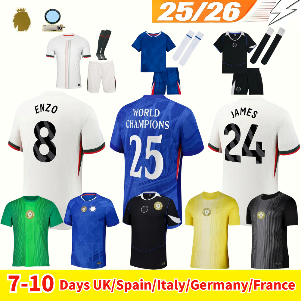 2025 2026 PALMER Soccer Jerseys NKUNKU N.JACKSON MADUEKE NETO MUDRYK FOFANA MARC GUIU ENZO CUCURELLA TOSIN SANCHO GEORGE 2025 2026 football shirt