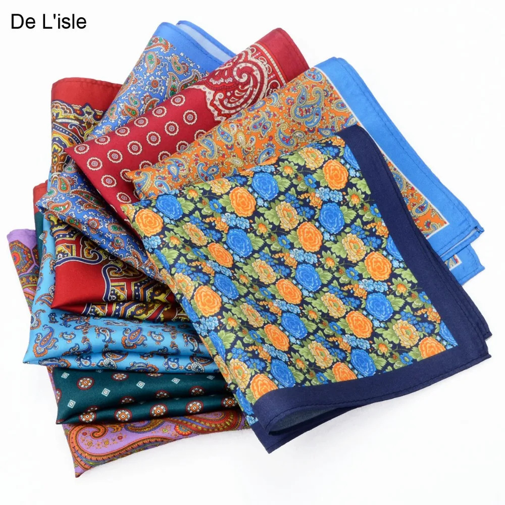 Arrival 100% Natural Silk Handmade Pocket Handkerchief Premium Square Hanky With Giftbox 250403