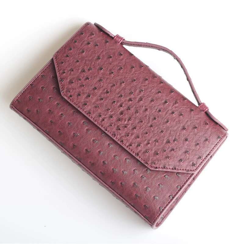 XMESSUN Fashion Elegant Handbags 2025 Solid Color Women Ostrich Pattern Bag Simple Shoulder Messenger Bags