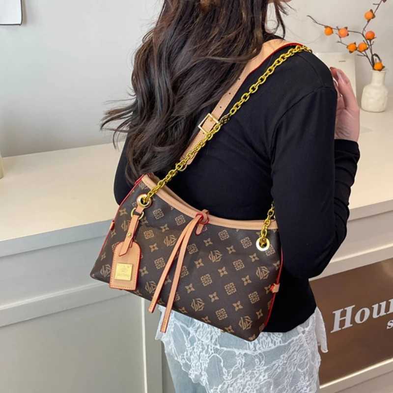 2025 Vintage Print Tote Bag - Stylish Crossbody/Shoder Bag for Wen Spacious Lightweight Trendy Functial Y251106