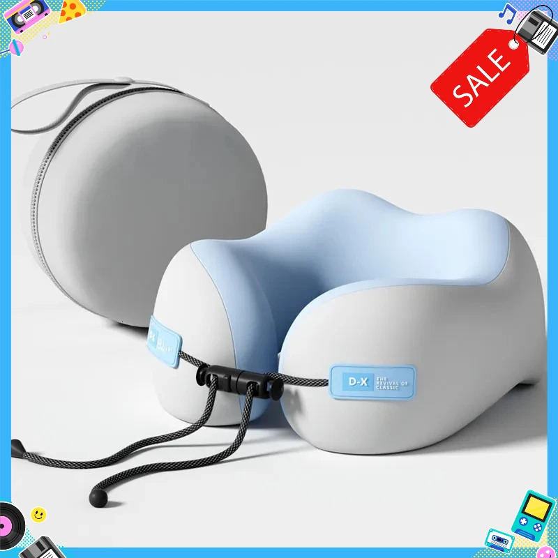 Massage Neck Pillow U-Shaped Memory Foam Neck Pillow Sleep Travel Pillow Soft Travel Pillow Cervical Spine Care Bedding 251106