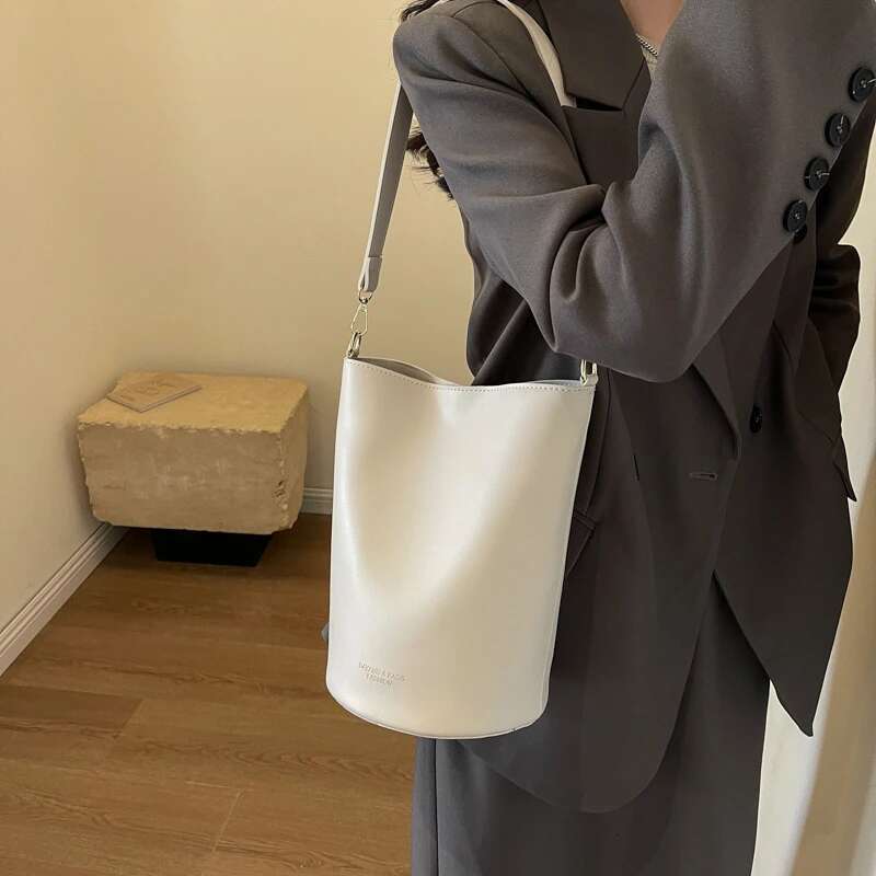 High Quality Hasp Ladies Top-Handle Simplicity Pu Basic Style 2024 New Shoulder Bags For Women Bolsas Para Mujeres