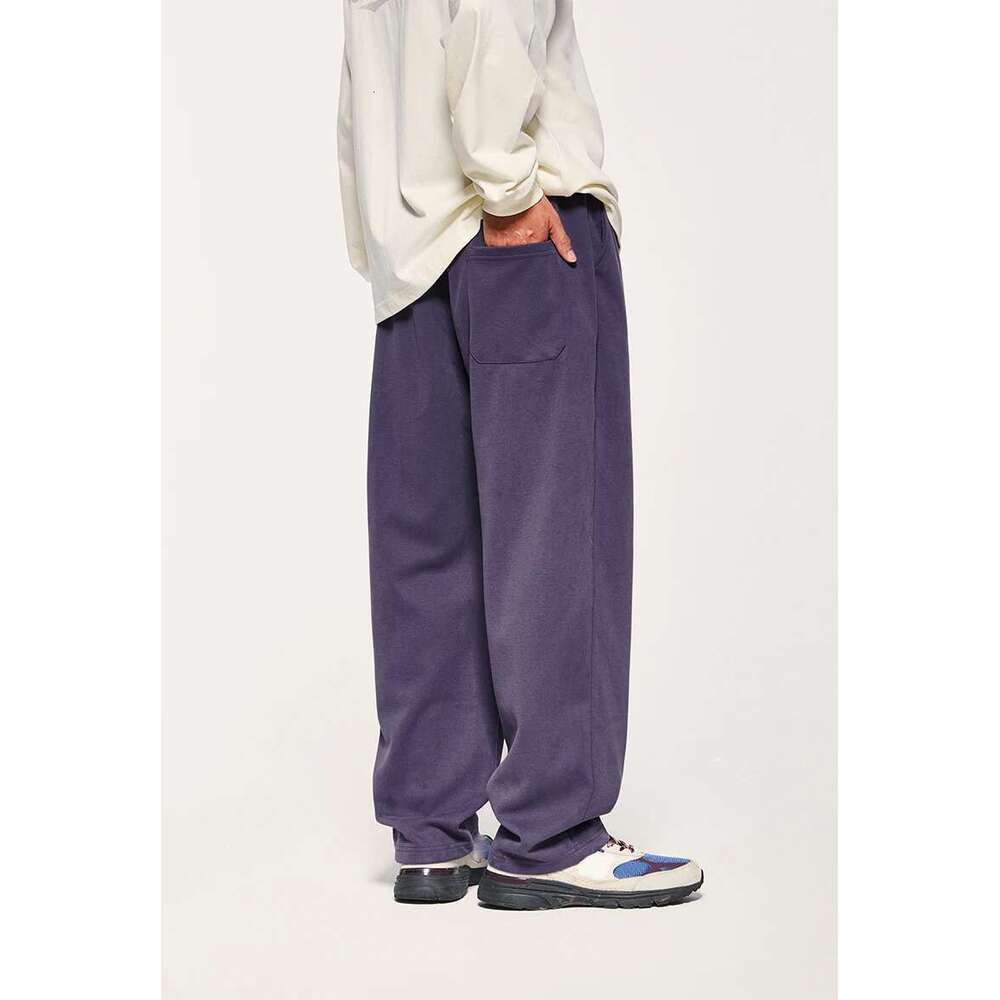 Vintage Straight Leg Sweatpant Unisex Casual Loose Fit Track Pants Mens Trousers
