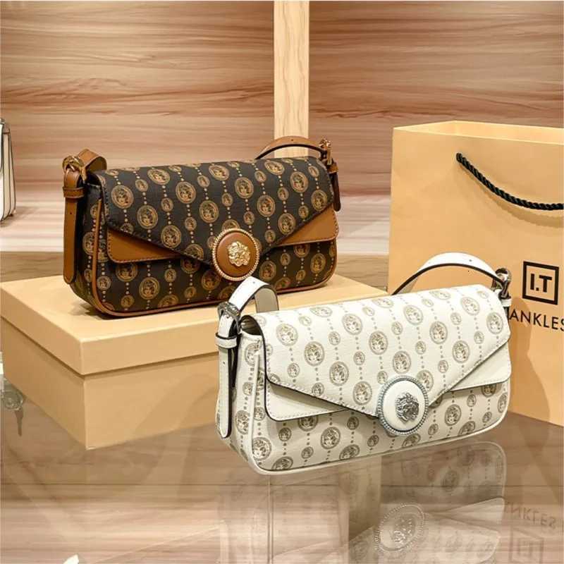 Brand womens shoulder bag 2025 new autumn and winter high-end texture niche designer light luxury crossbody bag armpit bagW251106